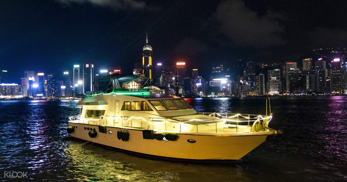 yacht in victoria harbour
